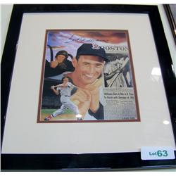 Ted Williams Signed Photograph.