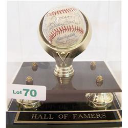 Hall of Fame Baseball. SIGNED.