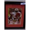 Image 1 : "80" JERRY RICE HAND SIGNED PHOTOGRAPH