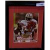 Image 3 : "80" JERRY RICE HAND SIGNED PHOTOGRAPH