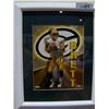 Image 1 : BRETT FARVE HAND SIGNED PHOTOGRAPH W/ GREEN BAY PACKERS