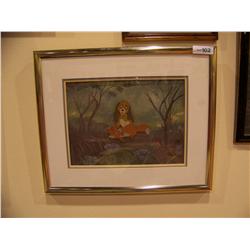 FOX AND THE HOUND Hand Painted Original, Limited Edition film Cel. Framed, 47/500