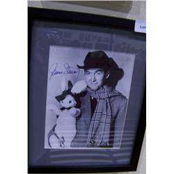 JAMES STEWART HAND SIGNED PHOTOGRAPH