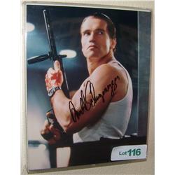 Arnold Schwarzenegger  Signed Photo