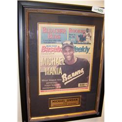 Michael Jordan Autographed Baseball Weekly. April 19, 1994.