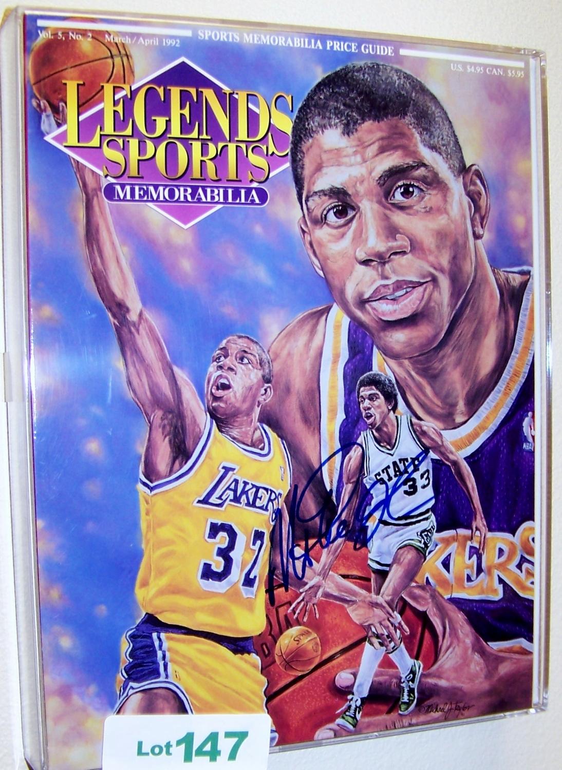 Magic Johnson Signed Legends Sports Memorabilia Price Guide.