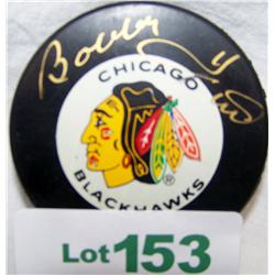 Bobby Orr  Signed Chicago Blackhawks hockey Puck