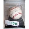 Image 1 : JIM BROWN Handsigned Baseball, behind protective case