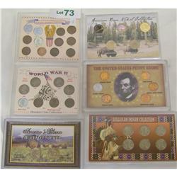 (6X the Money) RARE Penny, Nickel, Buffalo War Nickel Sets.