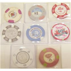 (8X the Money) Many Rare Casino Chips. Atlantic City to Las Vegas.