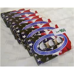 (7X the Money) Philadelphia Mint Quarter Sets. 1999-2001, 03, 04, 07, 08.