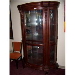 CherryWood Display cabinet 70"T X 50W X18.