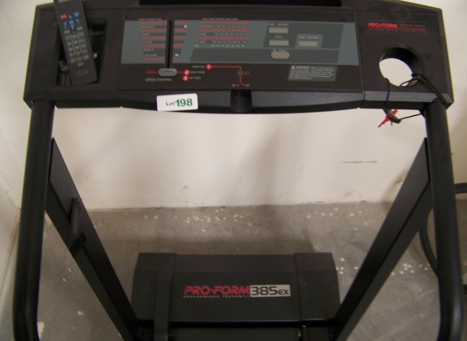 ProForm 385EX Treadmill.