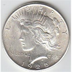 1925 $1 SILVER PEACE HIGH GRADE APPEALING