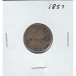 1857 FLYING EAGLE CENT