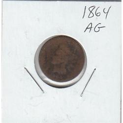 1864 INDIAN HEAD CENT
