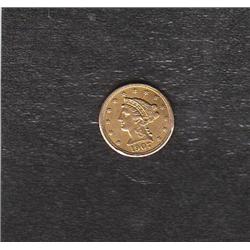 $2.5 GOLD LIBERTY HEAD 1907 FULL LIBERTY