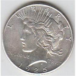 1925 HIGH GRADE $1 SILVER PEACE DOLLAR