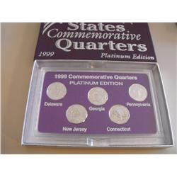 1999 COMMEMORATIVE PLATINUM EDITION QUARTERS