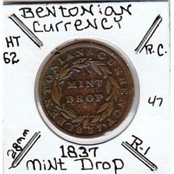 HARD TIMES TOKEN MINT  DROP 1837 LIBERTY HEAD