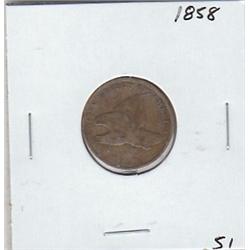 FLYING EAGLE CENT 1858