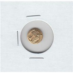 MEXICO 1865 GOLD TOKEN MAXI MILLION