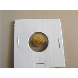 OCTAGONAL GOLD FANTASY TOKEN CALIFORNIA