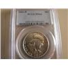Image 1 : FRANKLIN SILVER HALF PCGS MS 64 1961D