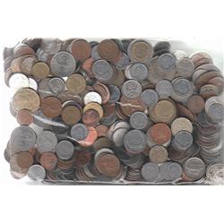 OVER 3 POUNDS OF WORLD FOREIGN COINS MIX