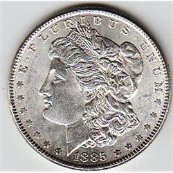 1885 $1 SILVER MORGAN HIGH GRADE