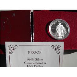 SILVER PROOF HALF WASHINGTON COMMEMORATIVE 90%