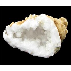 2355ct White Quartz Natural Geode Half (MIN-000176)