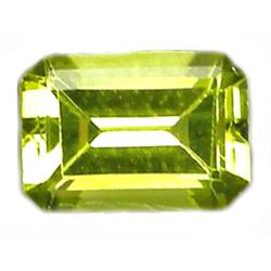 0.89ct Octagon Top AAA Lemon Yellow Peridot VVS (GEM-10371)