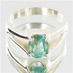 20.24ctw Colombian Emerald Sterling Ring (JEW-2742)