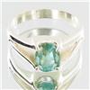 Image 1 : 20.24ctw Colombian Emerald Sterling Ring (JEW-2742)