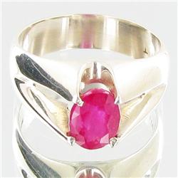 34.9ctw Mozambique Ruby Sterling Ring (JEW-2721)