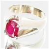 Image 2 : 43.04ctw Mozambique Ruby Sterling Ring (JEW-2722)
