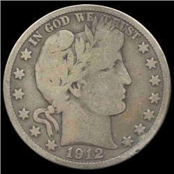 1912D Barber Half Better Grade (COI-8009)