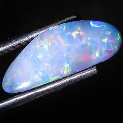 2.7ct Australian Black Opal Doublet Full Fire (GEM-31411)