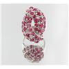 Image 1 : 58ct Genuine Top Rich Red Ruby Sterling Ring  (JEW-2279)