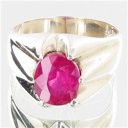 42.27ctw Mozambique Ruby Sterling Ring (JEW-2710)