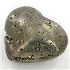 1600ct Handcarved Pyrite Heart (MIN-000118)