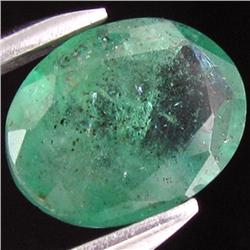 2.99ct Zambian Emerald Appraised $21k (GEM-21948)