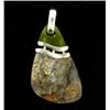 56ct Druzy Agate Tourmaline Pend  Gold Vermeil (JEW-1752)
