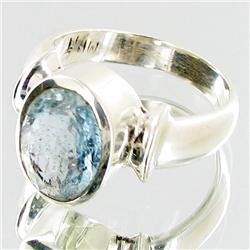 36.39ctw Aquamarine Sterling Ring (JEW-2695)