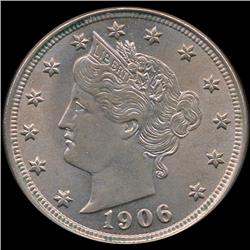 1906 Liberty 5c GEM MS66+ (COI-8747)