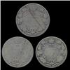 Image 2 : 1918-19 Canada 25c 3 Pcs Better Circulated (COI-8598)