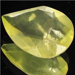 24.05ct Untreated Natural Lemon Citrine Pear (GEM-31914)