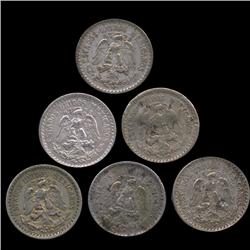 1925-33 Mexico 10c 6pcs VF/AU (COI-8658)