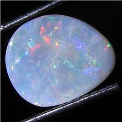 1.33ct Australian Black Opal Doublet Full Fire (GEM-31503)